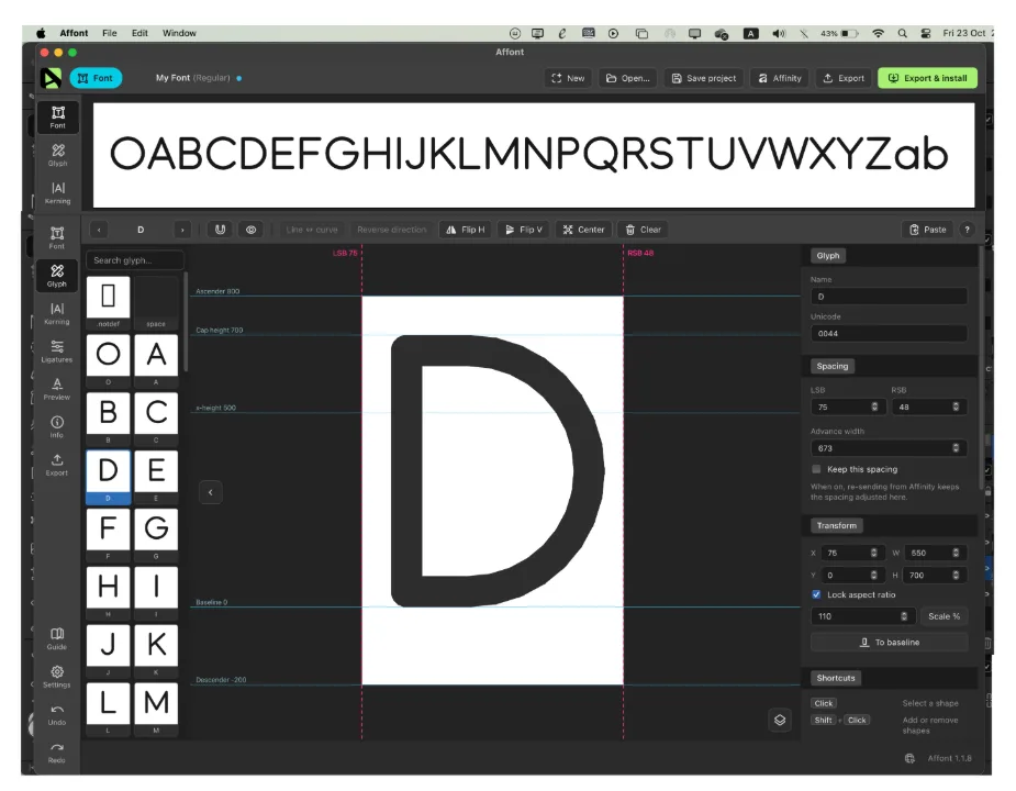 Affont suggest